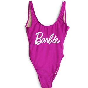 Barbie one piece swimsuit Small NEW!!!